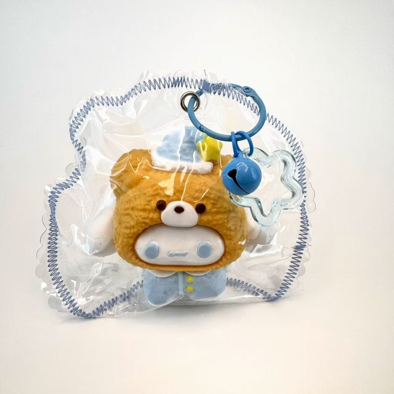 Cinnamon Pup in Bear PJs Squishy
