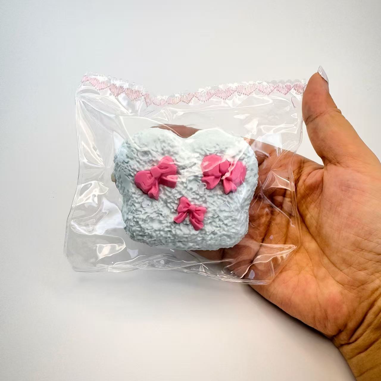 Mint Doll Pink Toast Squishy