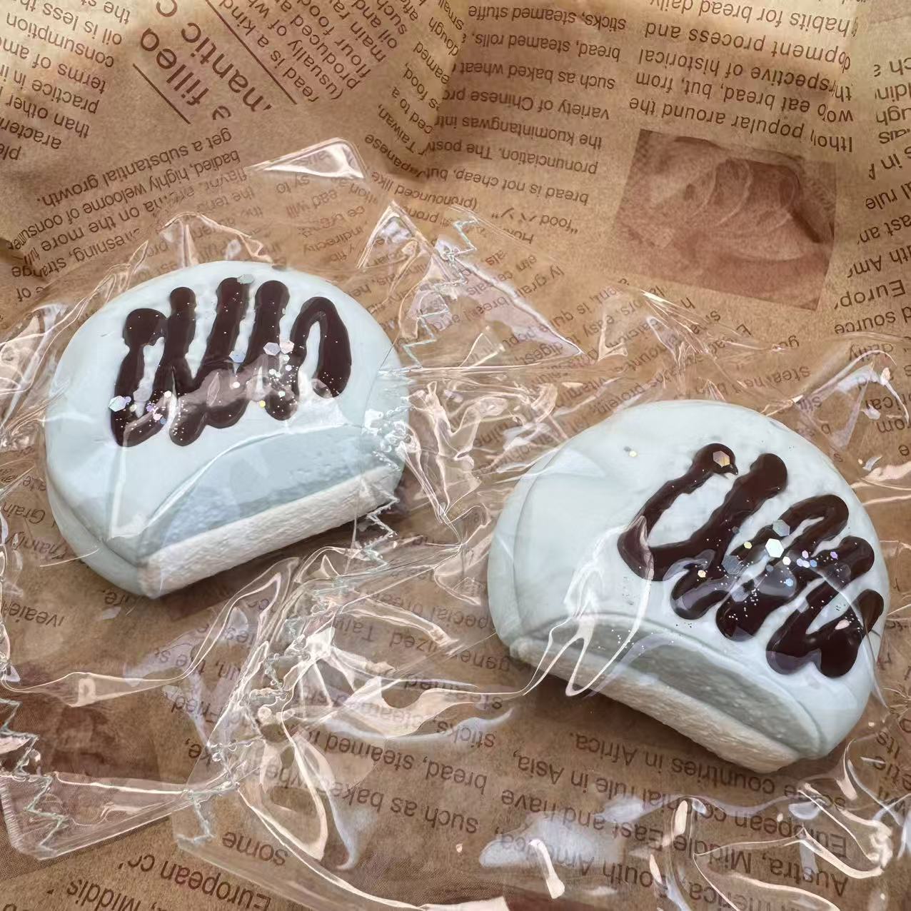 Mint Chocolate Macaron Squishy