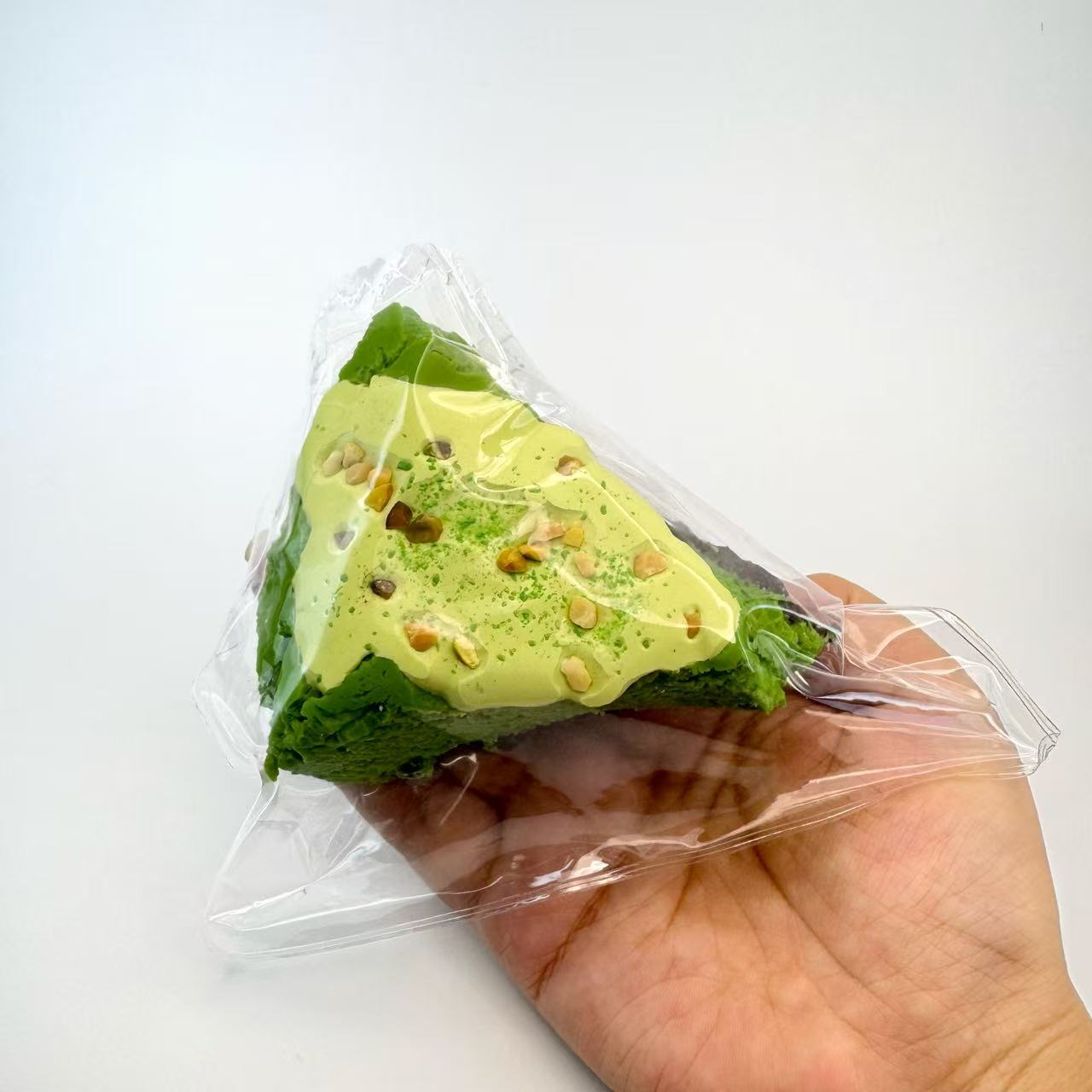 Pistachio Basque Cheesecake Squishy