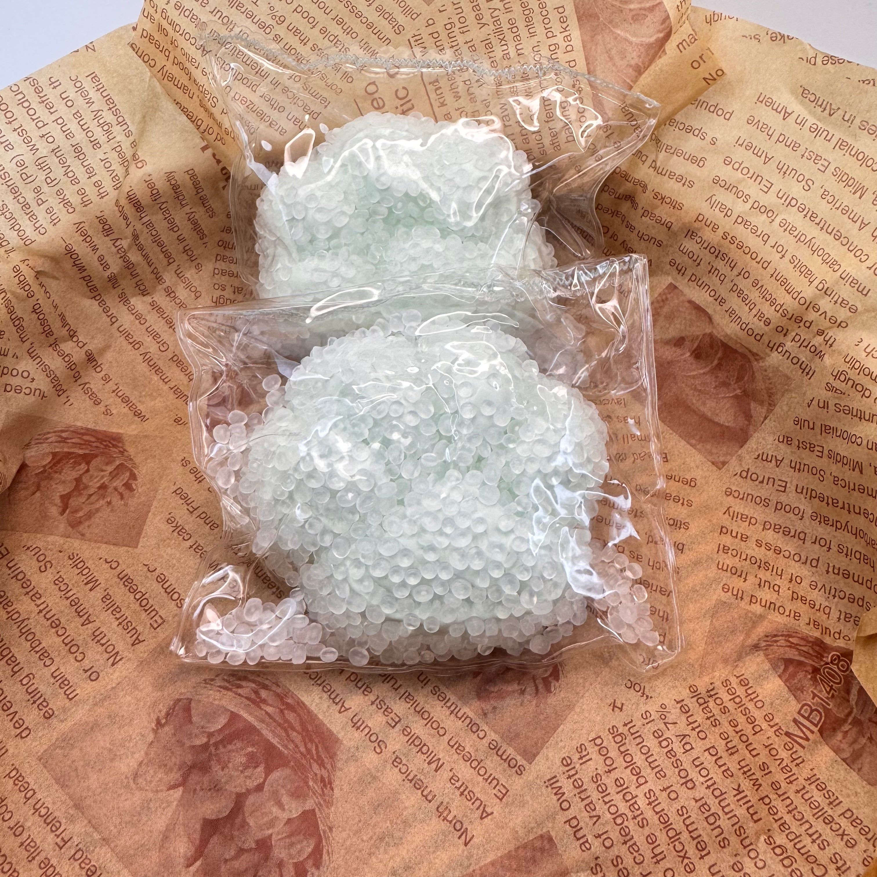 Mint Sprinkle Kitty Paw Squishy