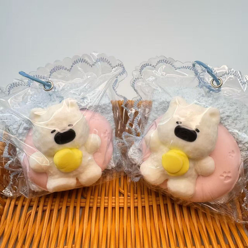 Westie Floatie Toast Squishy