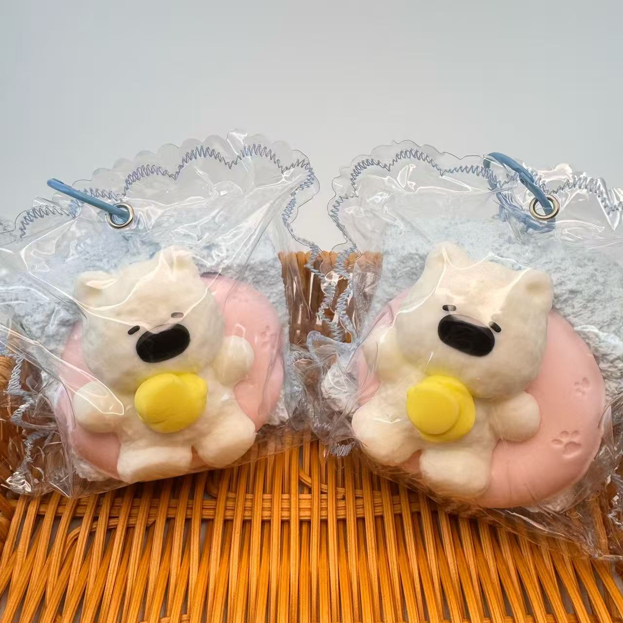 Westie Floatie Toast Squishy