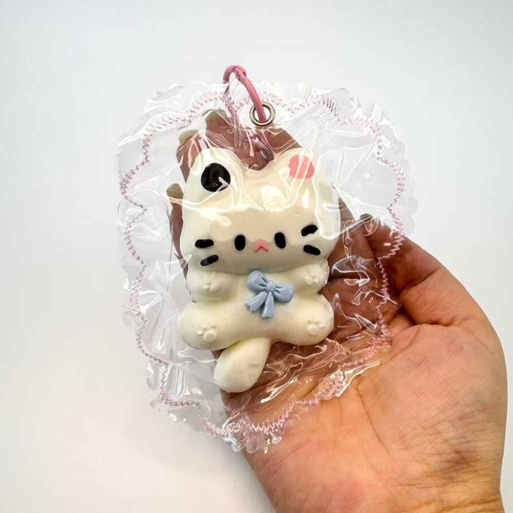 Pink Calico Kitten Squishy