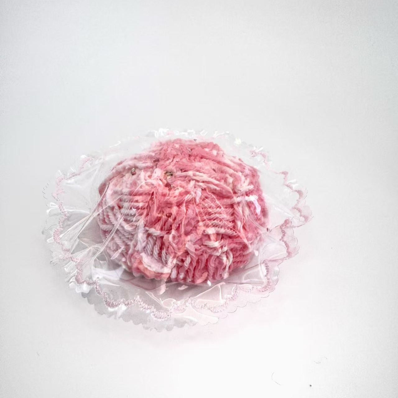 Rose Cheesecake Yarn Puff Squishy