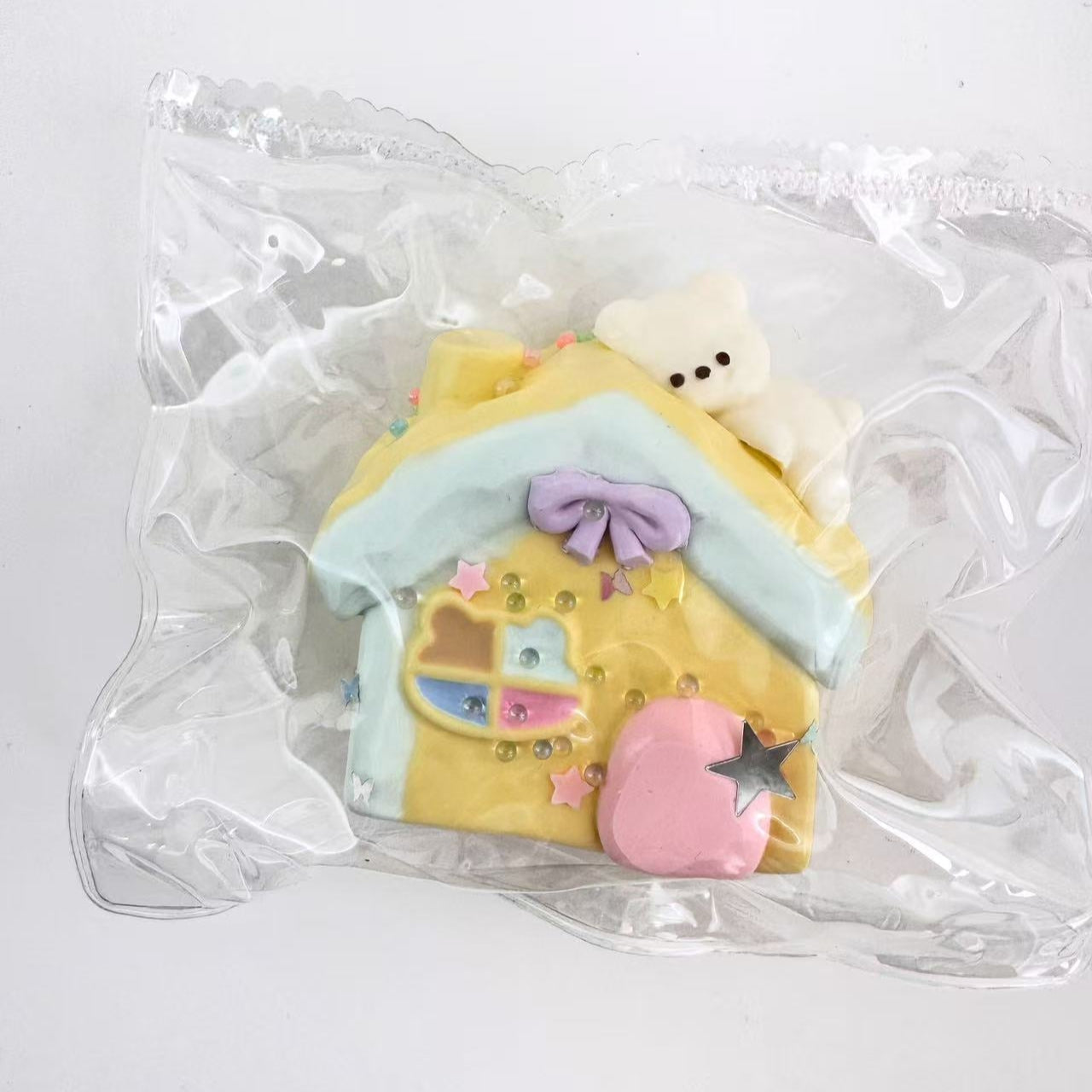 Summer Bear Cottage Squishy