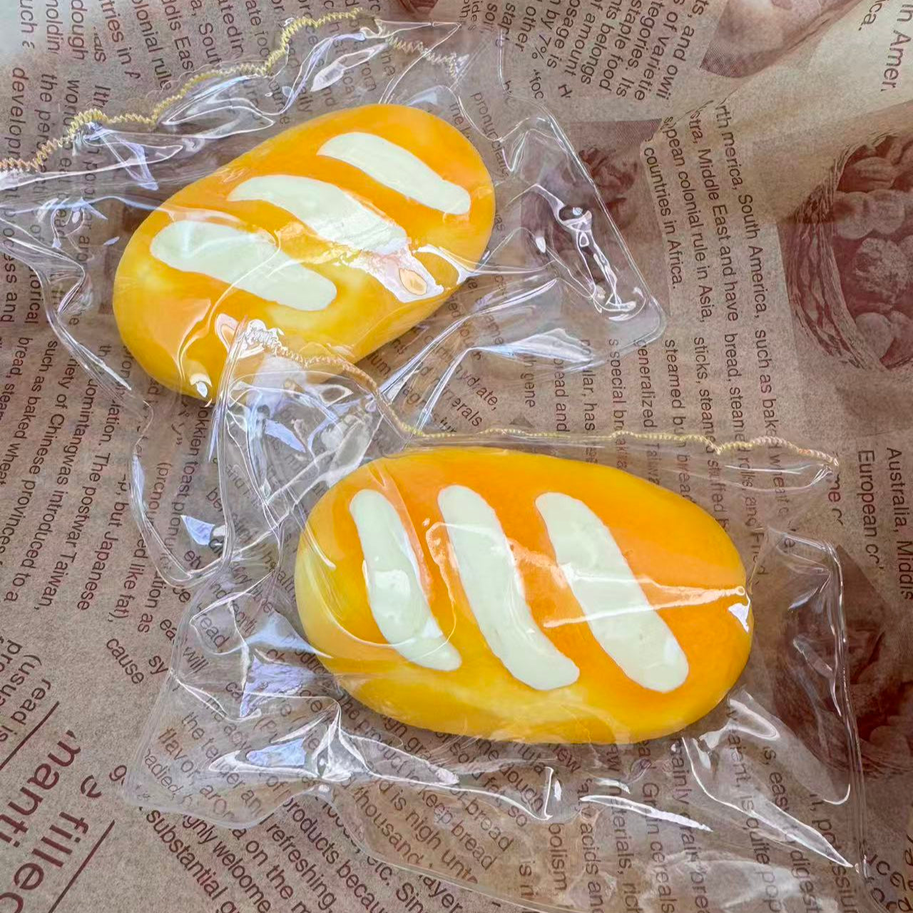 Coconut Mini Baguette Squishy