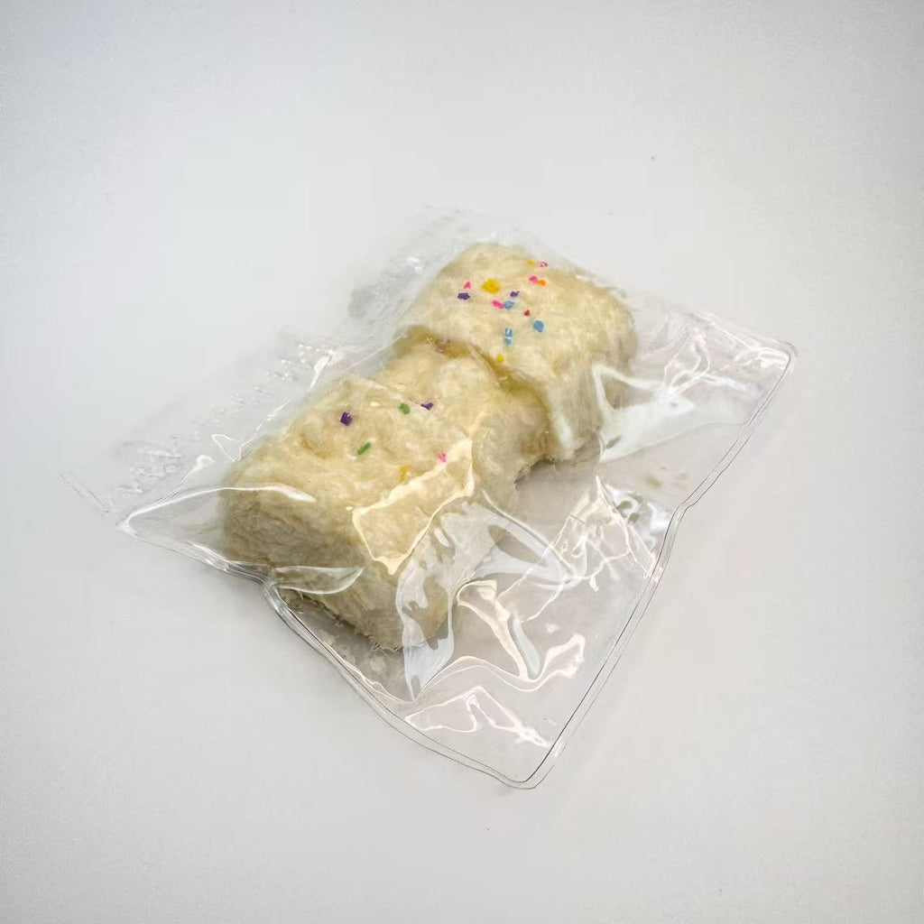 Coconut Crunchy Stretchy Rice Cake Squishy